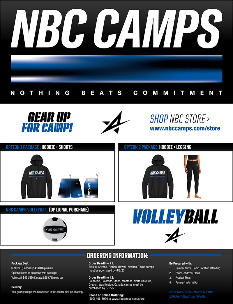 NBC Volleyball Gear